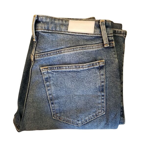 Hollister Ultra High-Rise 90s Vintage Straight Jeans Juniors 5L (27x33) Blue - Picture 3 of 5